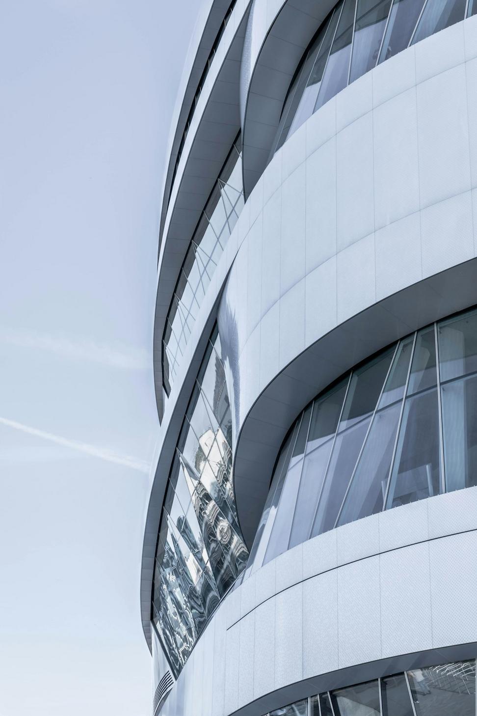 Futuristic residential architecture